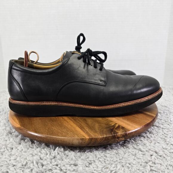 Samuel Hubbard Mens 13M Founder Black Leather Plain Toe Casual Oxford Sneaker main image 11